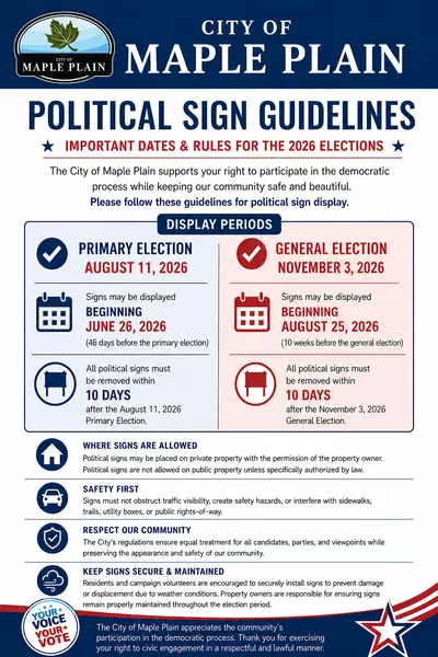 Maple Plain Sign Guideline