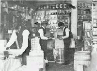 inside of an old-fashioned general store