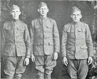 3 men in Army uniforms
