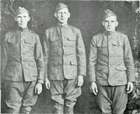 3 men in Army uniforms
