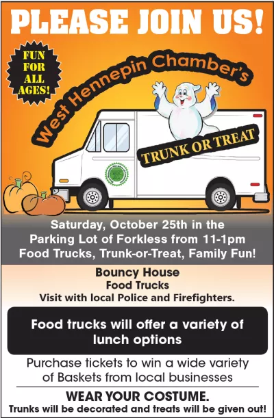 West Hennepin Chamber of Commerce Trunk-or-Treat flier