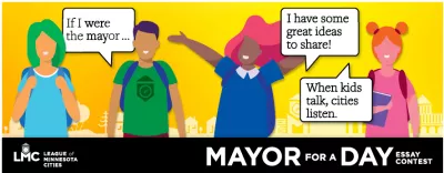 Kids talking about what they would do if they were mayor for a day.