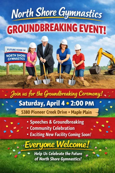 North Shore Gymnastics Groundbreaking Event